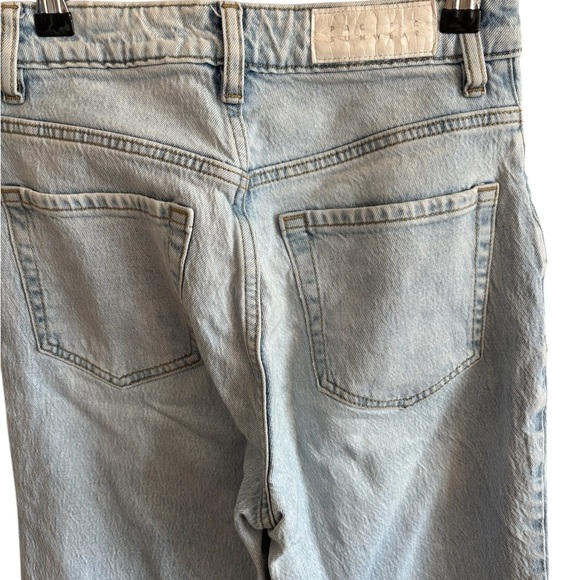 PacSun Stretch 90s Boyfriend Denim Jeans Sz 24 High Waist Straight Light Blue - Picture 4 of 9